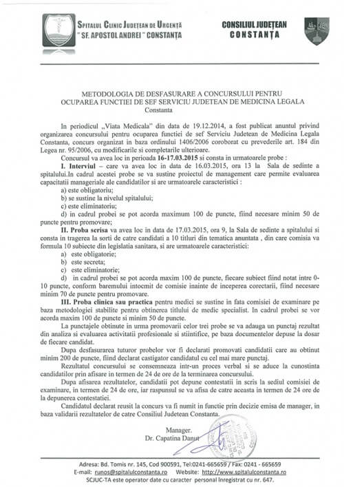 METODOLOGIE CONCURS SML